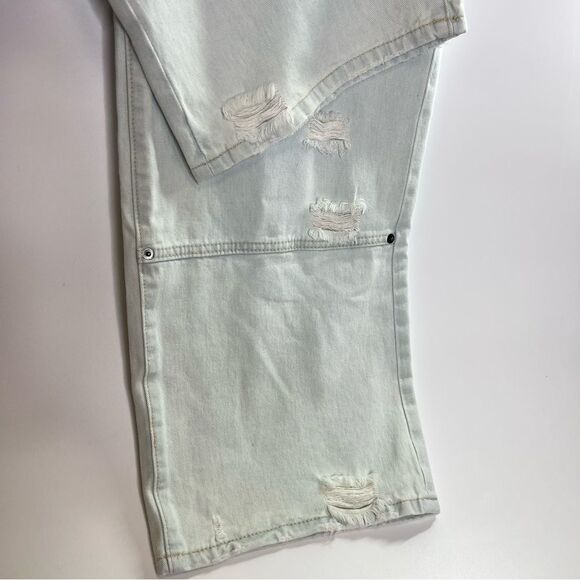 One Teaspoon Jackson Utility Mid Waist Wide Leg Jeans Le Surf 31 NEW - Picture 8 of 14